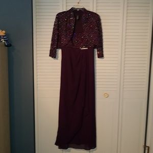 R & M Richards Long Gown -size 10